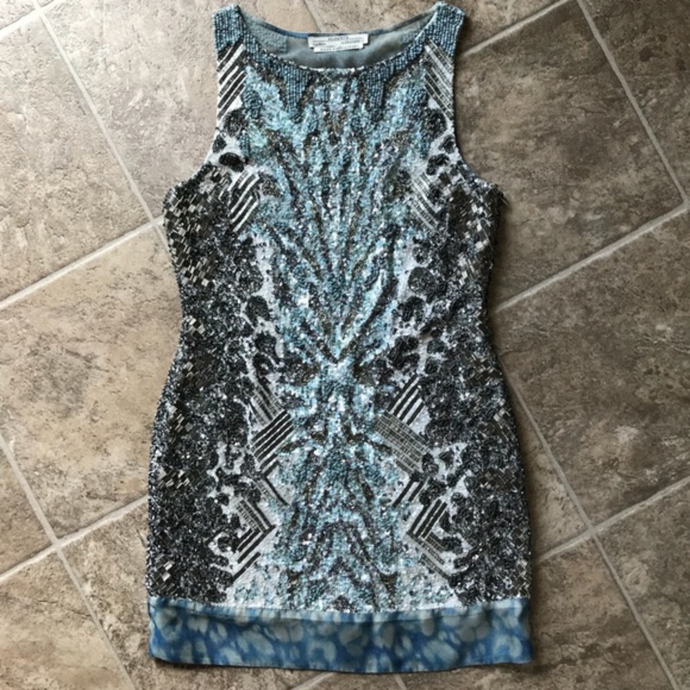 All Saints Viper Sequin Dress